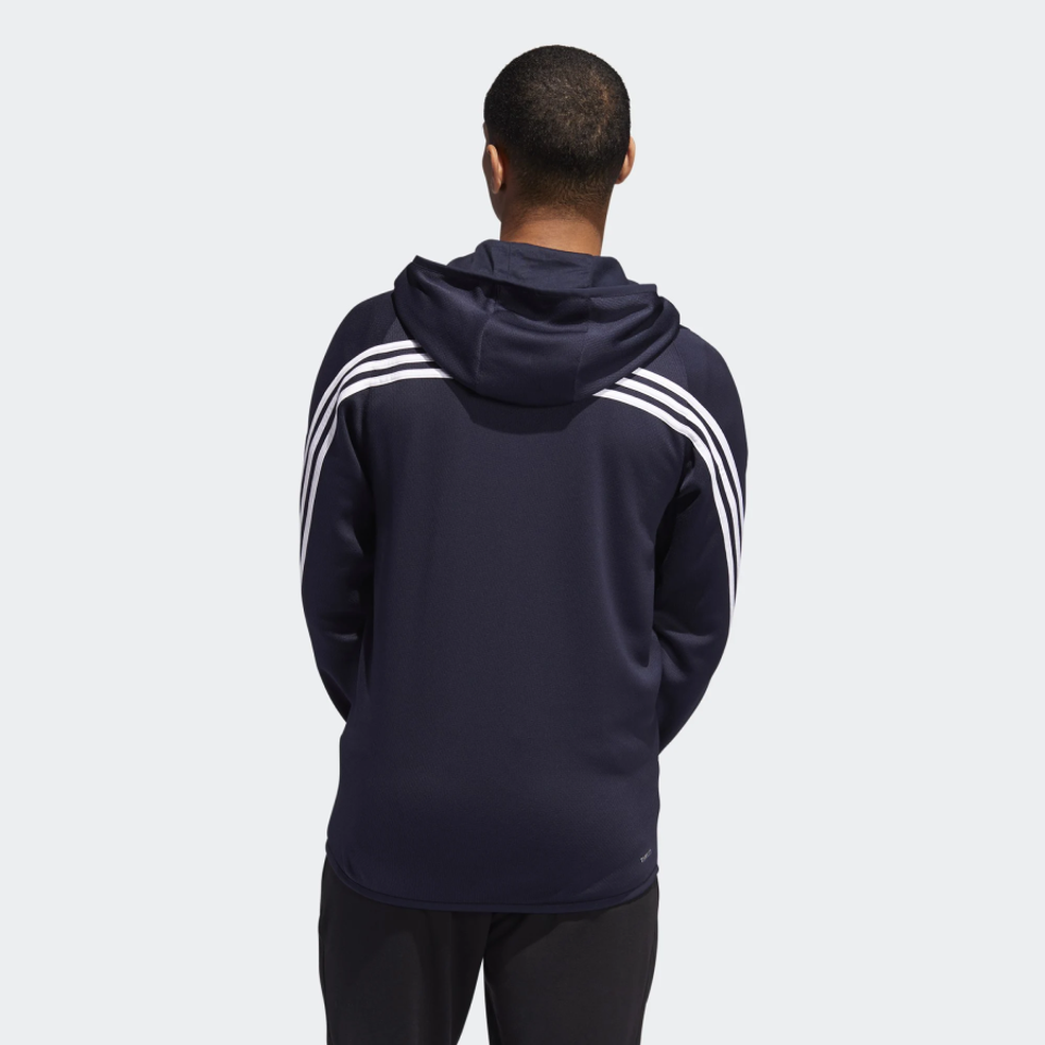Áo khoác Adidas Hoodie Freelift Daily 3-Stripes DZ7427 màu xanh navy