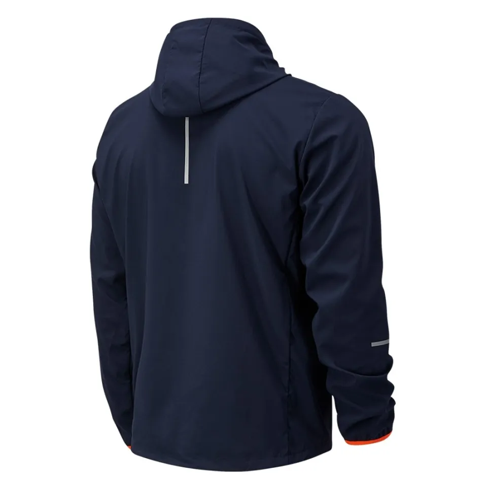 Áo khoác gió New Balance Men's Basic Woven Hoodie Jacket MJ73970-ECL