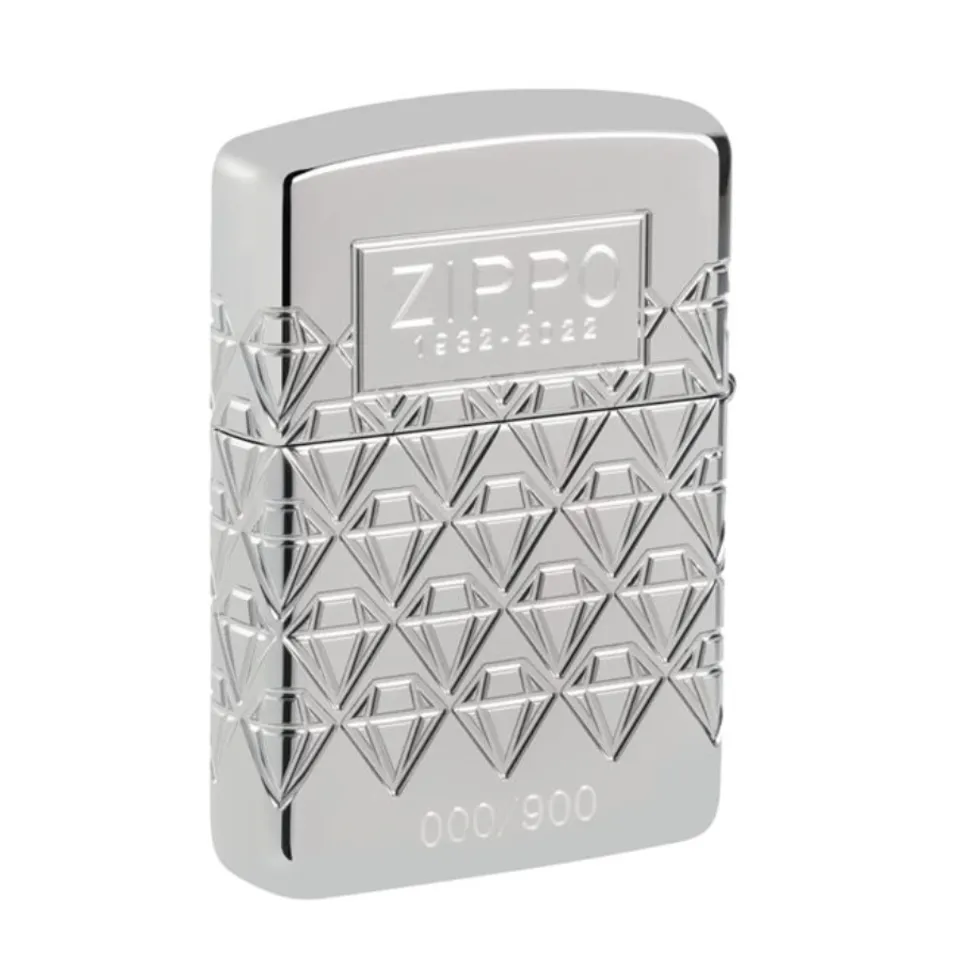Bật lửa Zippo 48461 Limited Edition 90th Anniversary Sterling Silver sang trọng, đẳng cấp