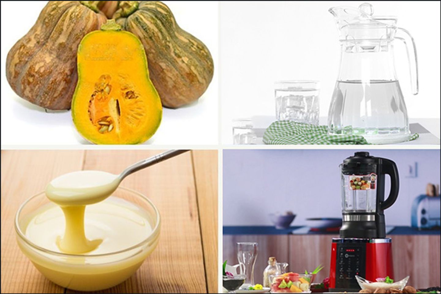 sữa b&iacute; đỏ hạt sen bằng m&aacute;y