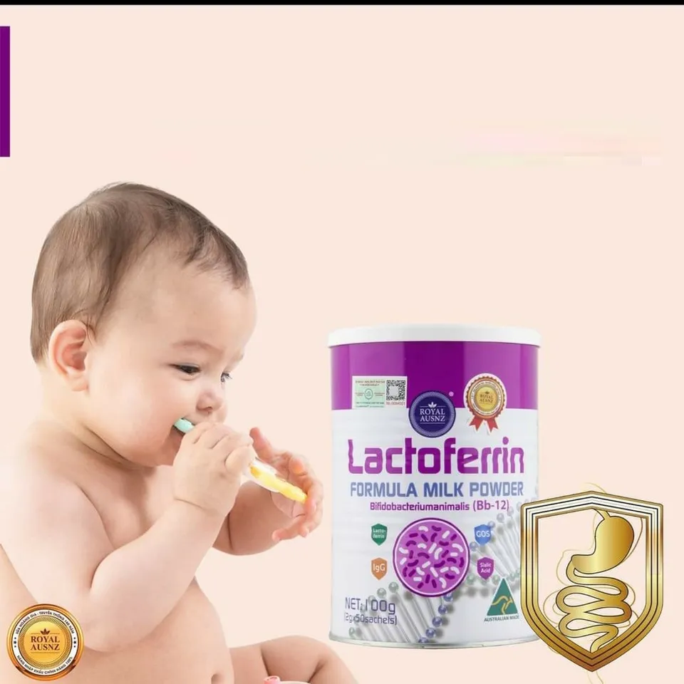 Sữa Royal Ausnz Lactoferrin Formula Milk BB-12 hỗ trợ tăng cường sức đề kháng cho trẻ