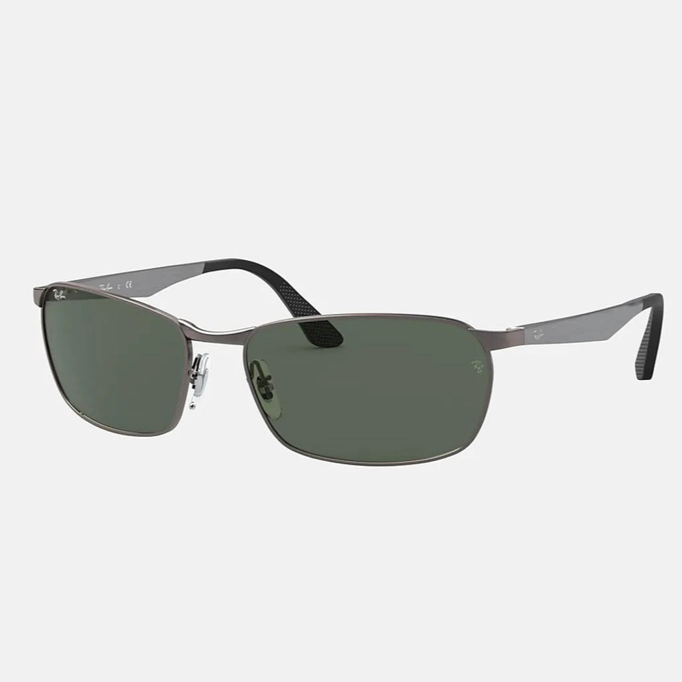 Kính mát Rayban Sunglasses in Gunmetal and Green 0RB3534 004 59