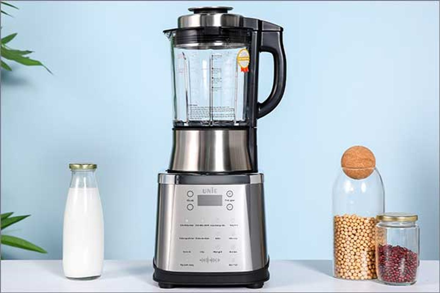 Review m&aacute;y nấu sữa hạt Unie V8S