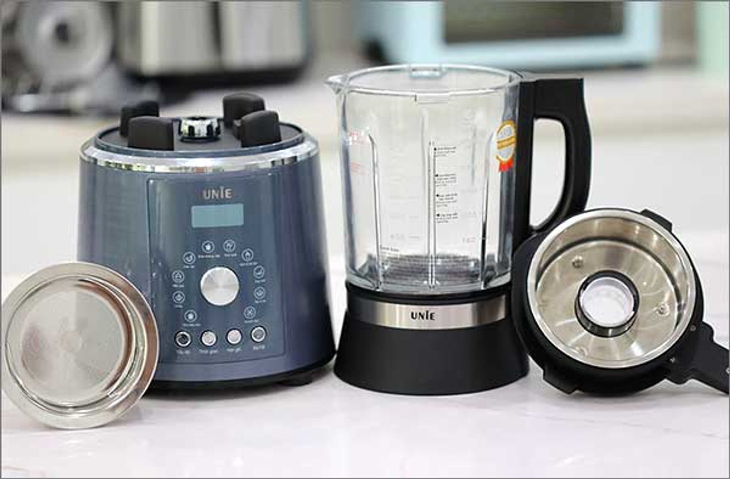 review m&aacute;y l&agrave;m sữa hạt unie V1