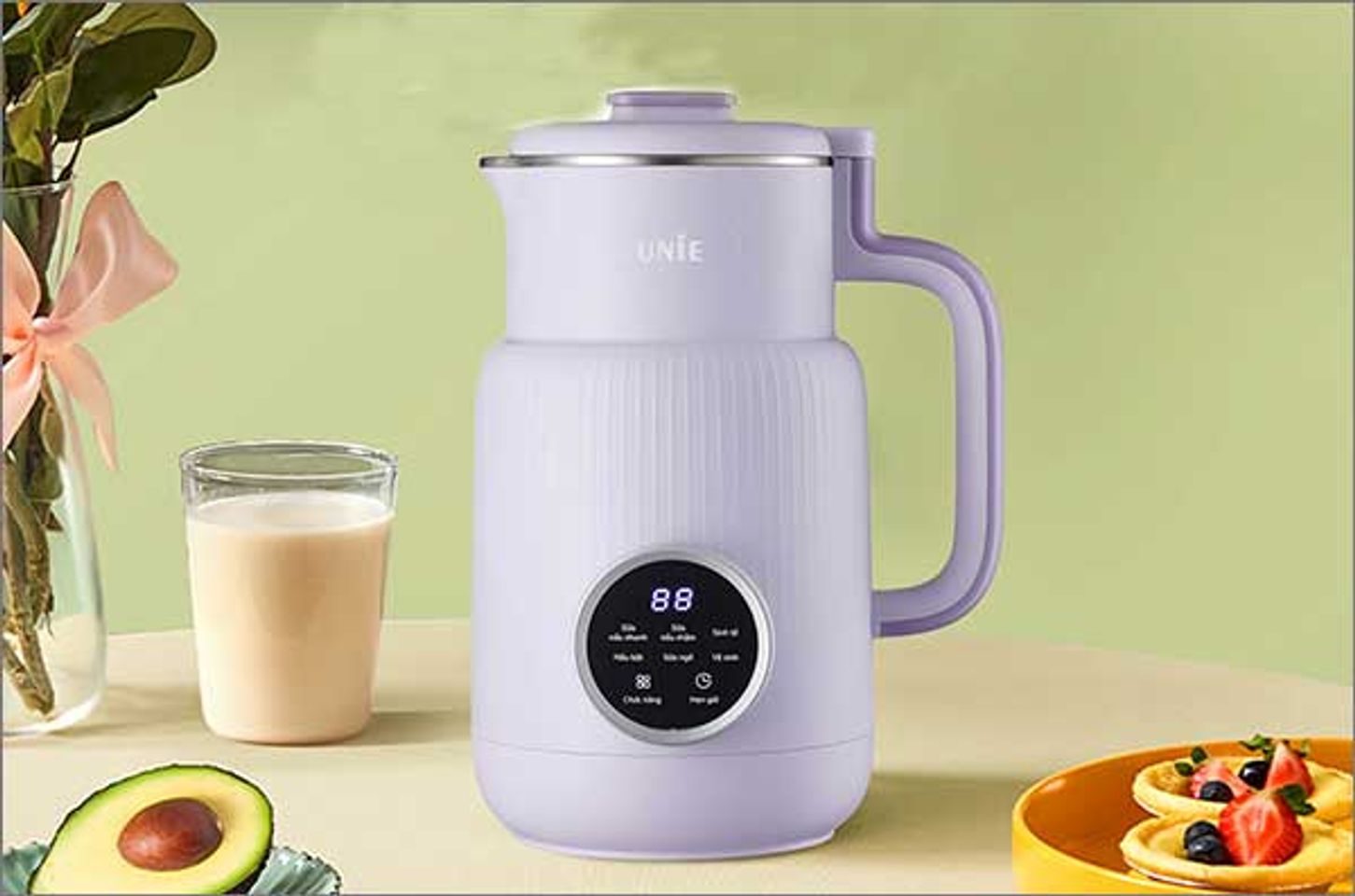 Review m&aacute;y nấu sữa hạt Unie UMB06