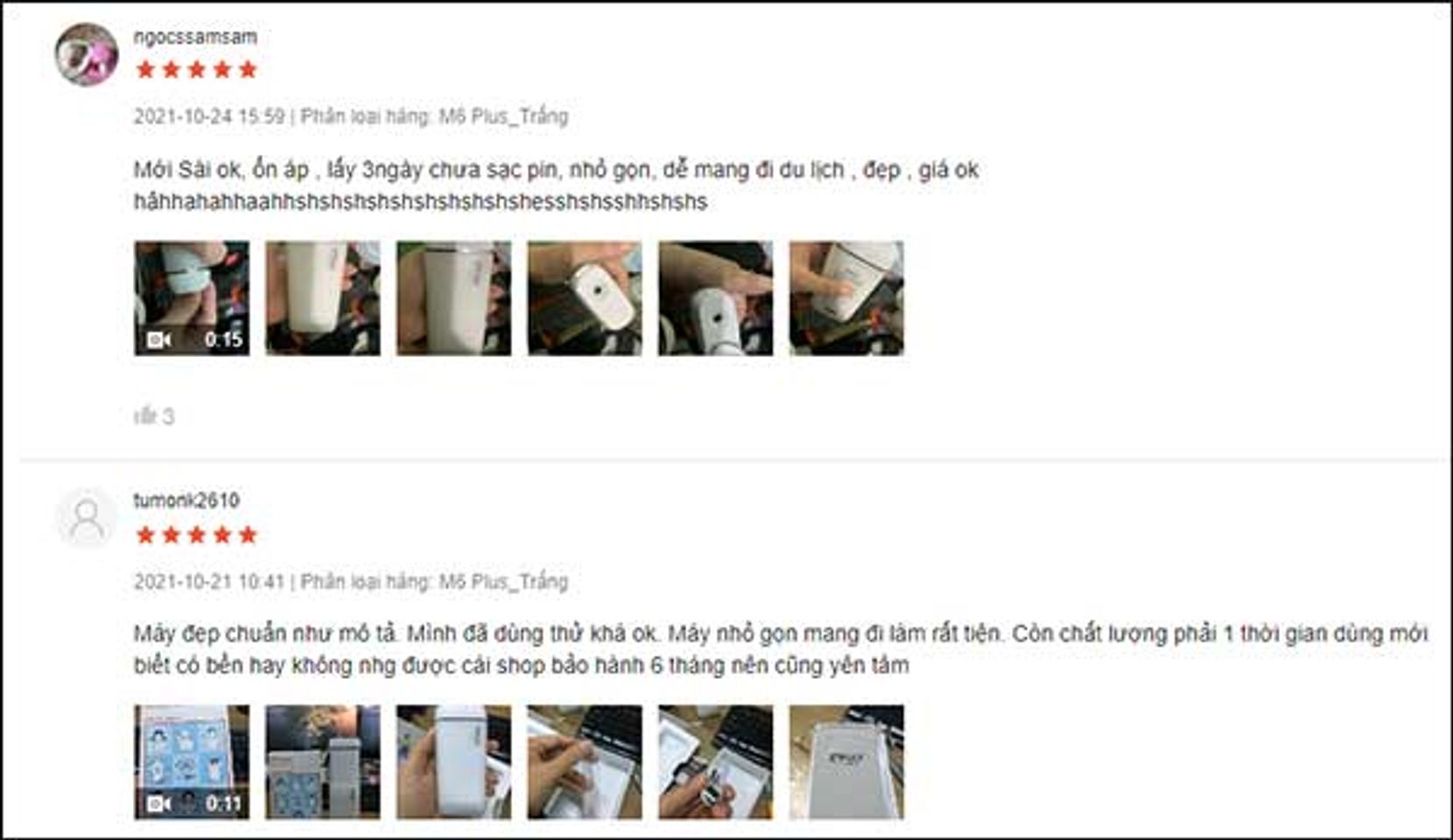 Đ&aacute;nh gi&aacute; ch&acirc;n thực của kh&aacute;ch về Xiaomi ENPULY M6