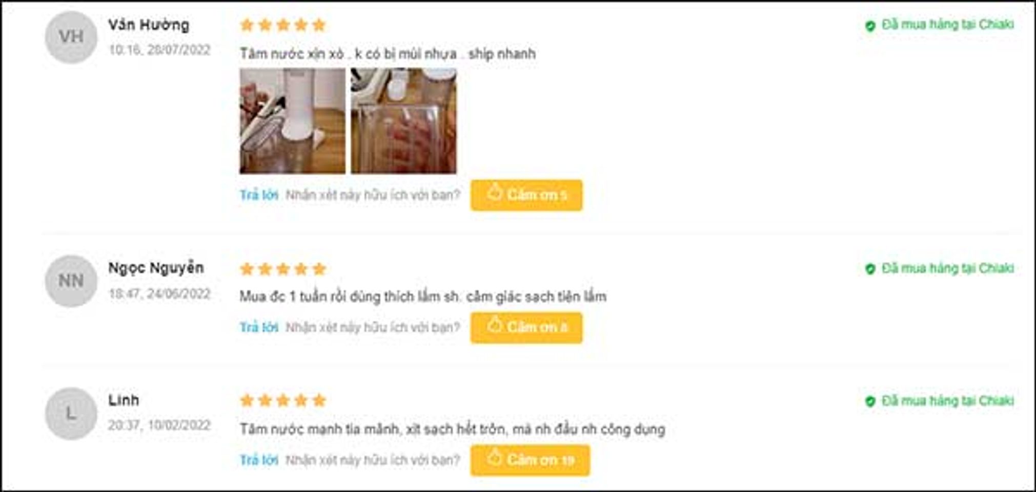 Feedback của người d&ugrave;ng về m&aacute;y tăm nước Flosser MIJIA MEO701