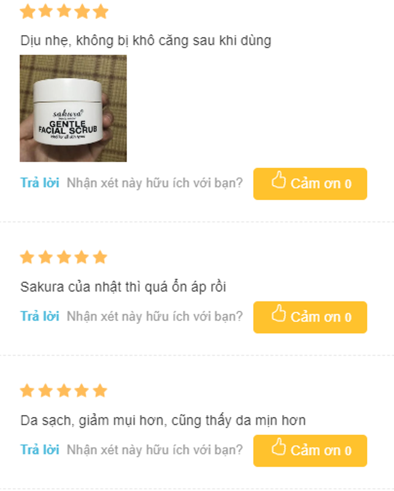 Đ&aacute;nh gi&aacute; từ người d&ugrave;ng
