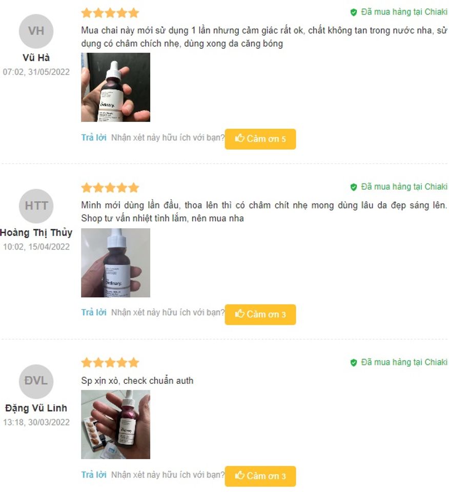 Review Tẩy tế b&agrave;o chết BHA The Ordinary Aha 30% + Bha 2% Peeling Solution