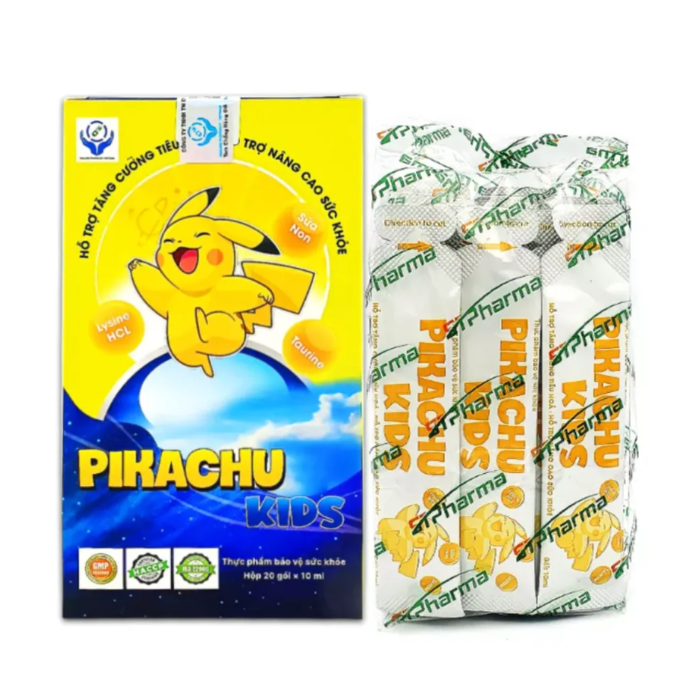 Siro Pikachu Kids hỗ trợ bé ăn ngon