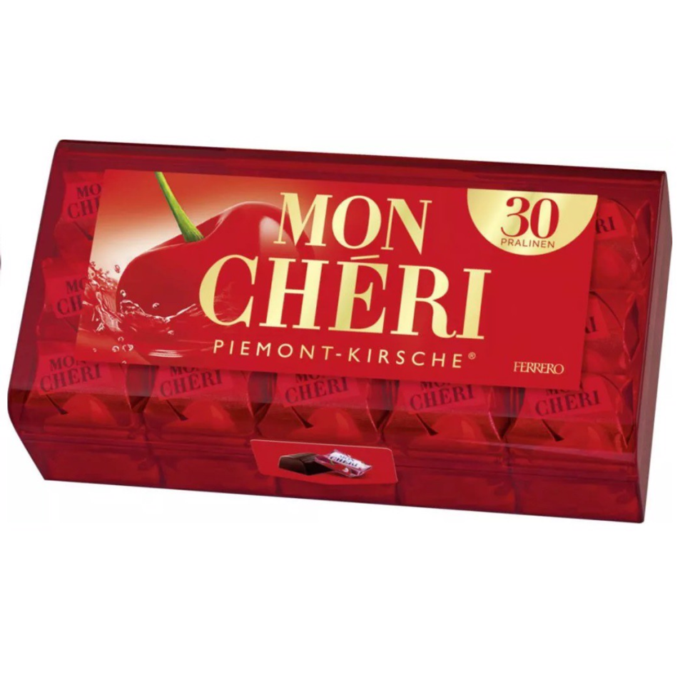 Socola nhân rượu Mon Chéri cao cấp hộp đỏ 30 viên