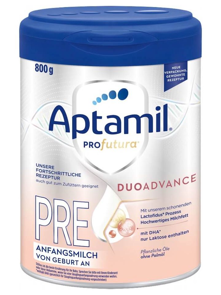 Sữa Aptamil Profutura Đức Pre hộp 800g cho trẻ từ 0-6 tháng tuổi sinh non