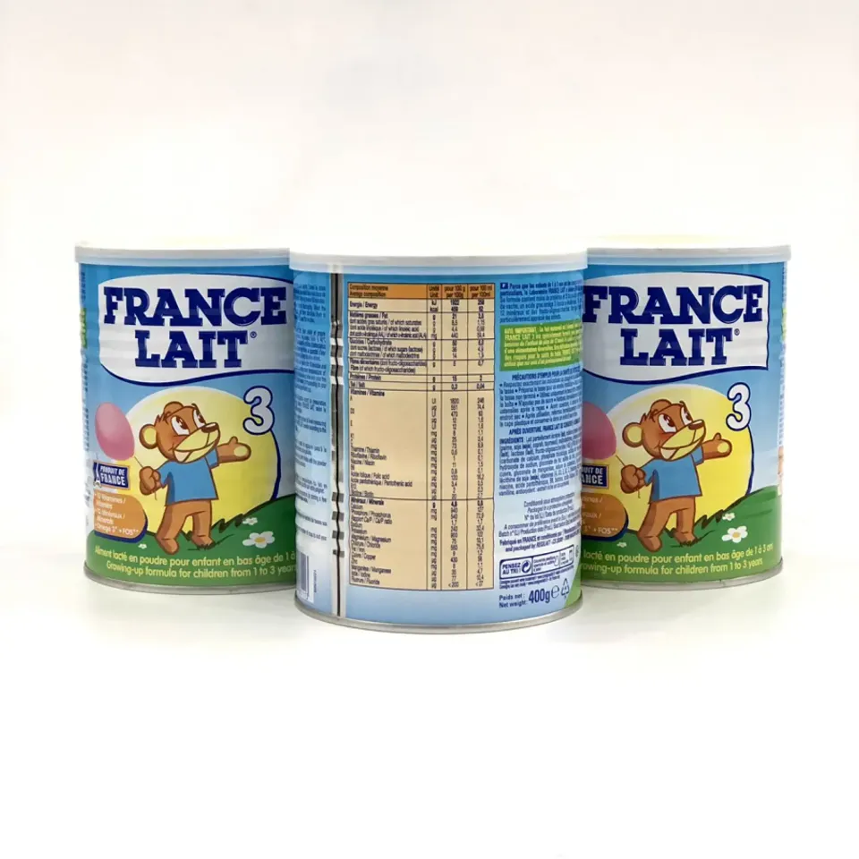 Sữa bột France Lait số 3 dành cho bé từ 1-3 tuổi hộp 400g