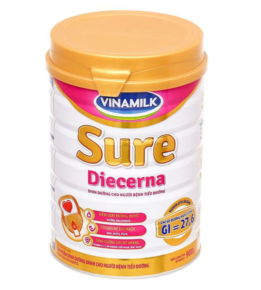 Sữa cho người tiểu đường Vinamilk Sure Diecerna