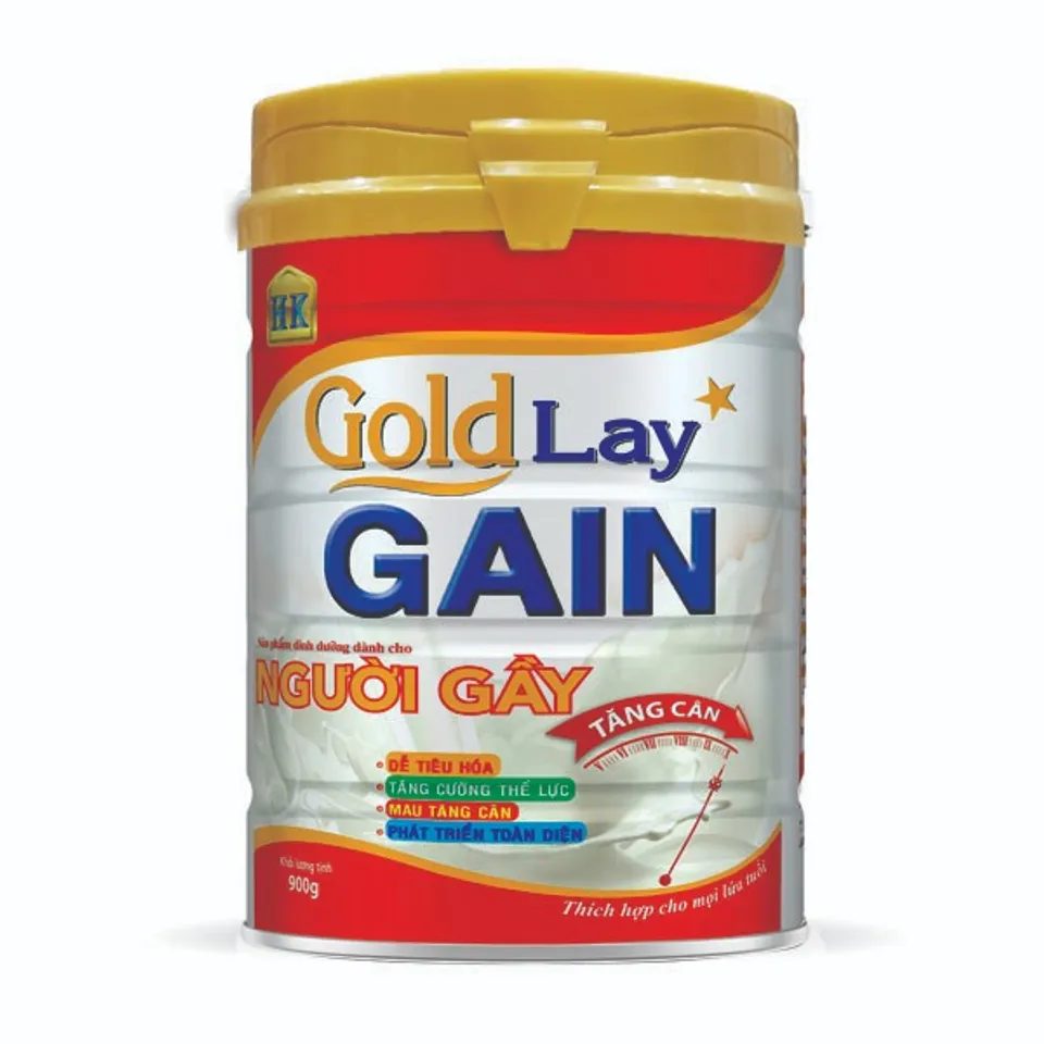 Sữa Goldlay Gain hỗ trợ tăng cân dành cho người gầy 
