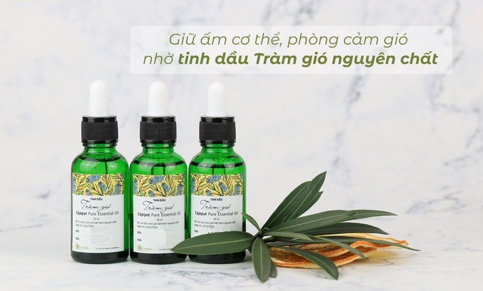 Tinh dầu tr&agrave;m gi&oacute; Cỏ Mềm HomeLab&nbsp;
