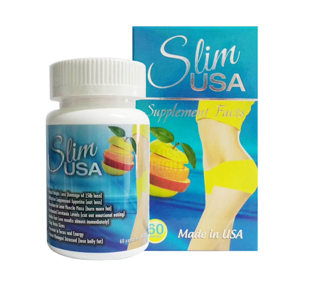 Vi&ecirc;n Uống Hỗ Trợ Giảm C&acirc;n, Thải Mỡ Slim USA Của Mỹ, 60 vi&ecirc;n