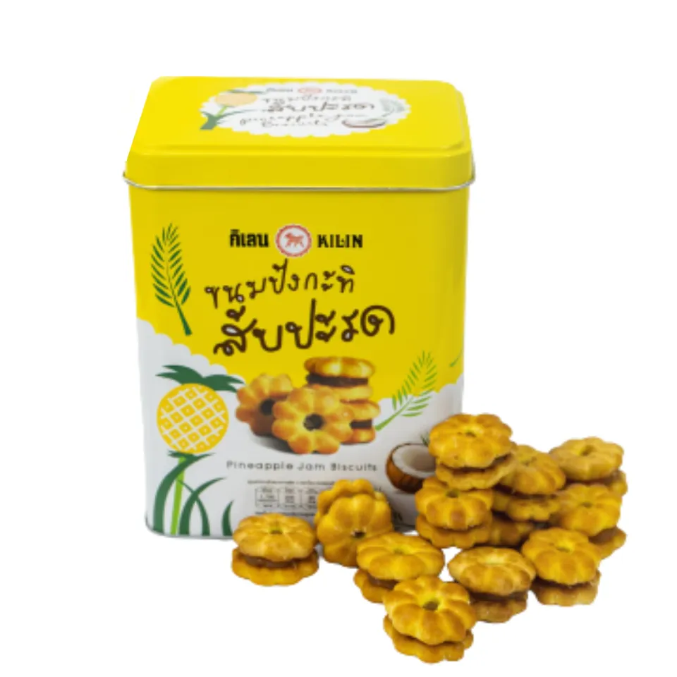 Bánh quy hoa mai nhân mứt thơm dừa Kilin Biscuits thơm ngon, hấp dẫn