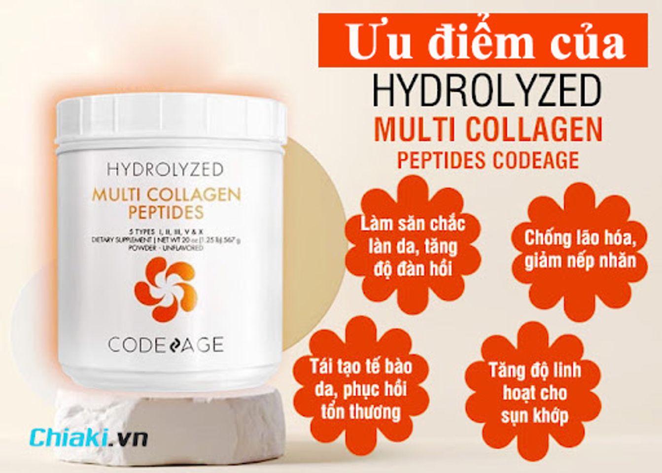 Bột uống Hydrolyzed Multi Collagen Peptides có tốt không?