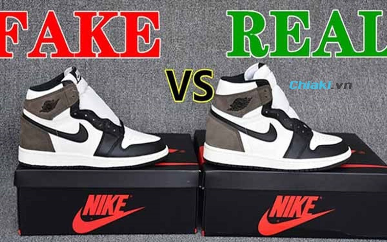 Check giày Nike chính hãng qua đế giày