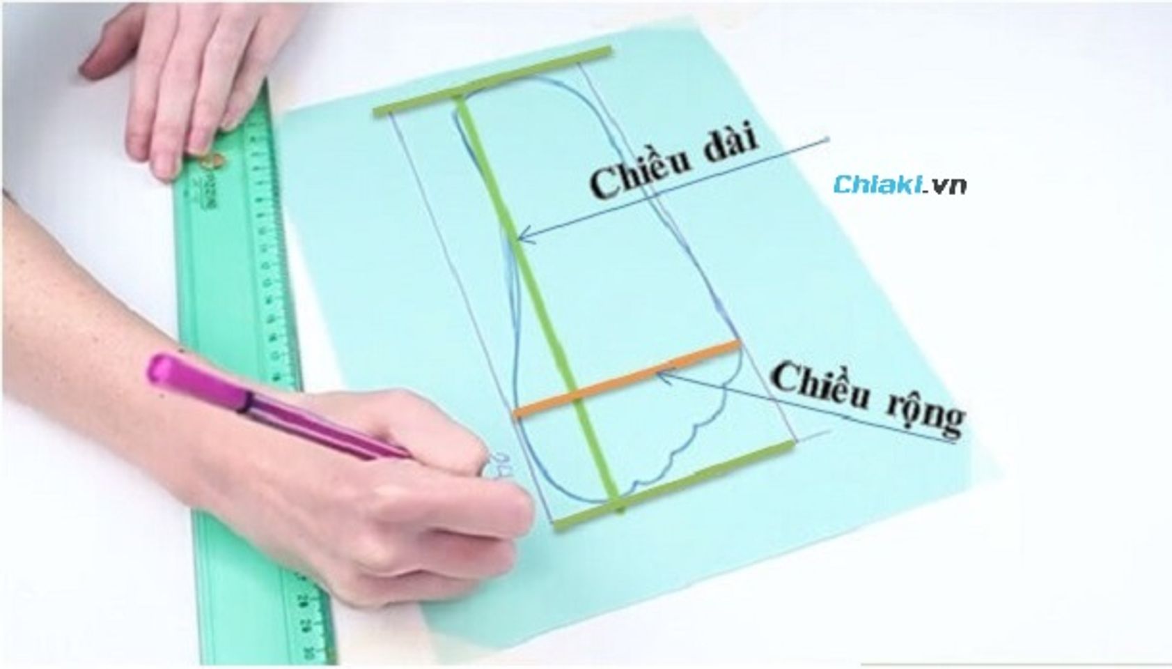 Hướng dẫn c&aacute;ch đo size gi&agrave;y cho chị em