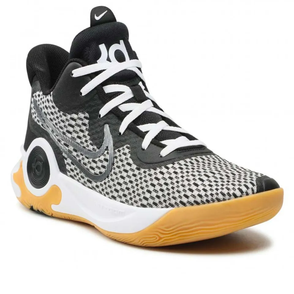 Giày bóng rổ Nike KD Trey 5 IX Black/MTLC Cool Grey CW3400-006 kiểu dáng năng động, khỏe khoắn