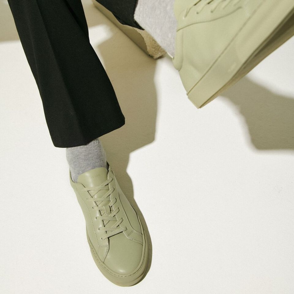 Giày nam Pedro Ridge Court Sneakers PM1-76210184 Light Green kiểu dáng trẻ trung