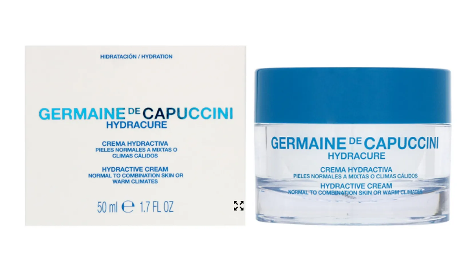 Kem dưỡng ẩm Germaine De Capuccini Hydracure Cream Normal To Combination Skin lọ 50ml