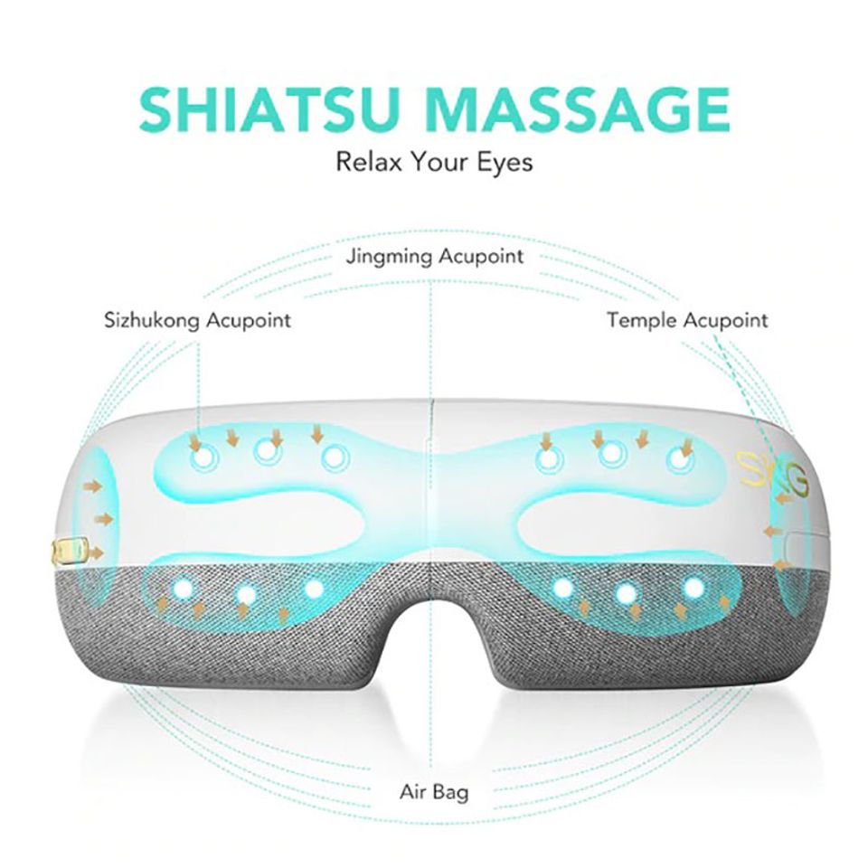 Máy massage mắt SKG E3 có loa bluetooth