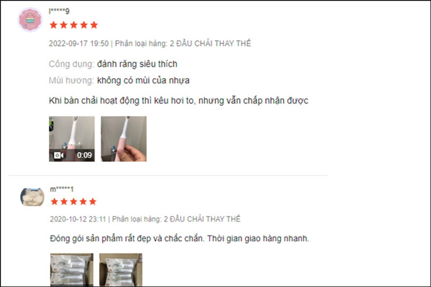 Review b&agrave;n chải điện Xiaomi của kh&aacute;ch h&agrave;ng