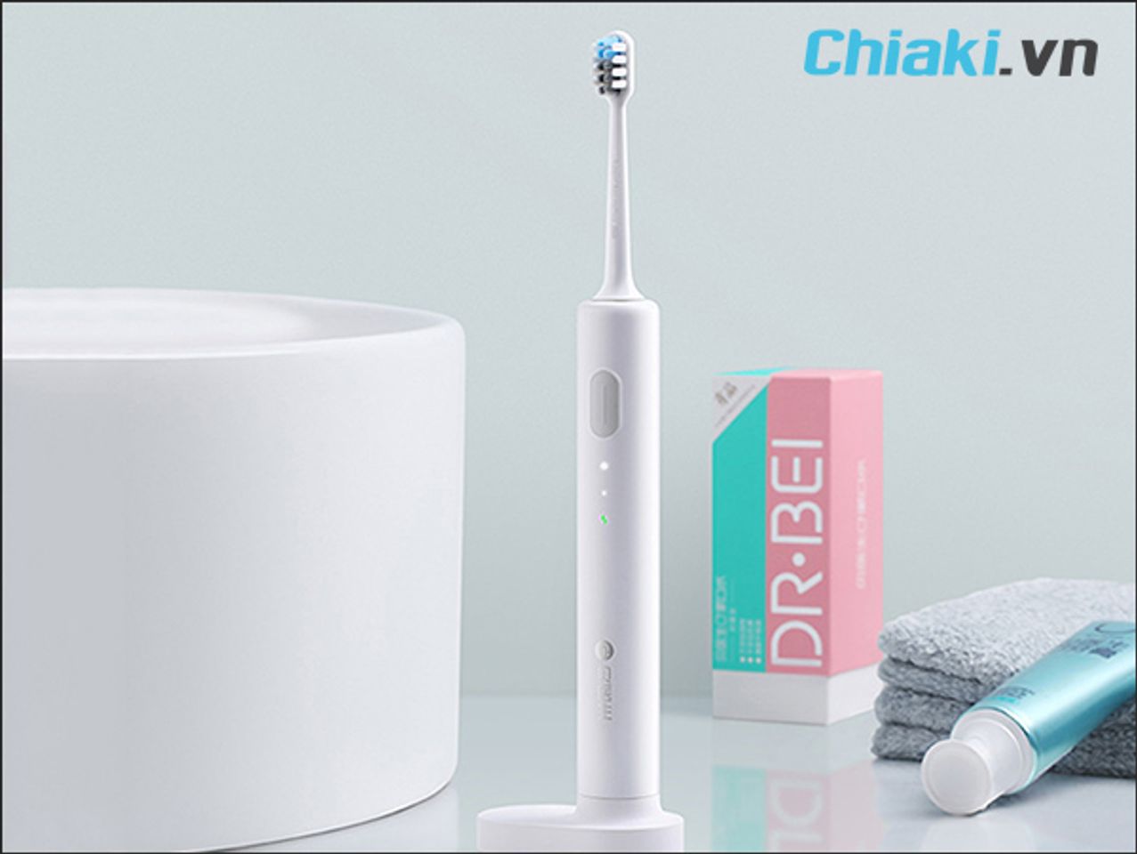 review thực tế b&agrave;n chải điện xiaomi dr bei