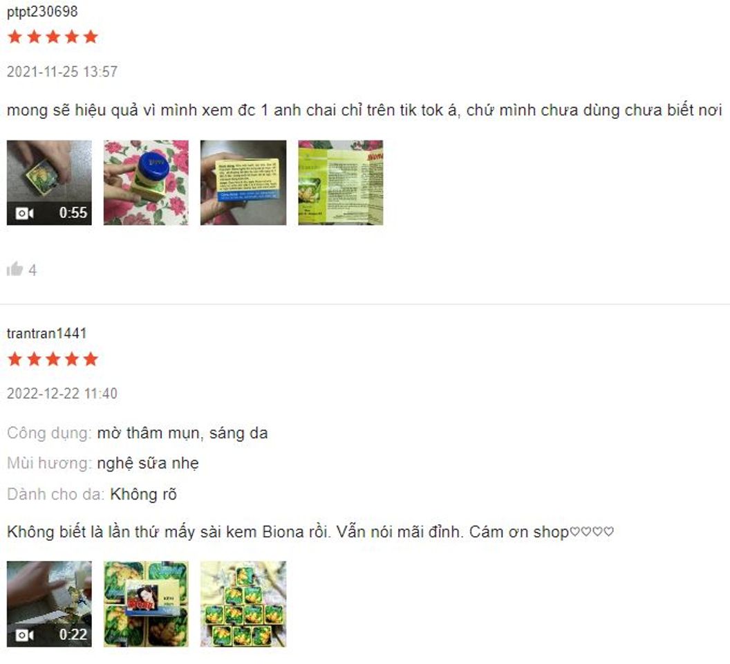 Nhận x&eacute;t/ đ&aacute;nh gi&aacute; từ người d&ugrave;ng