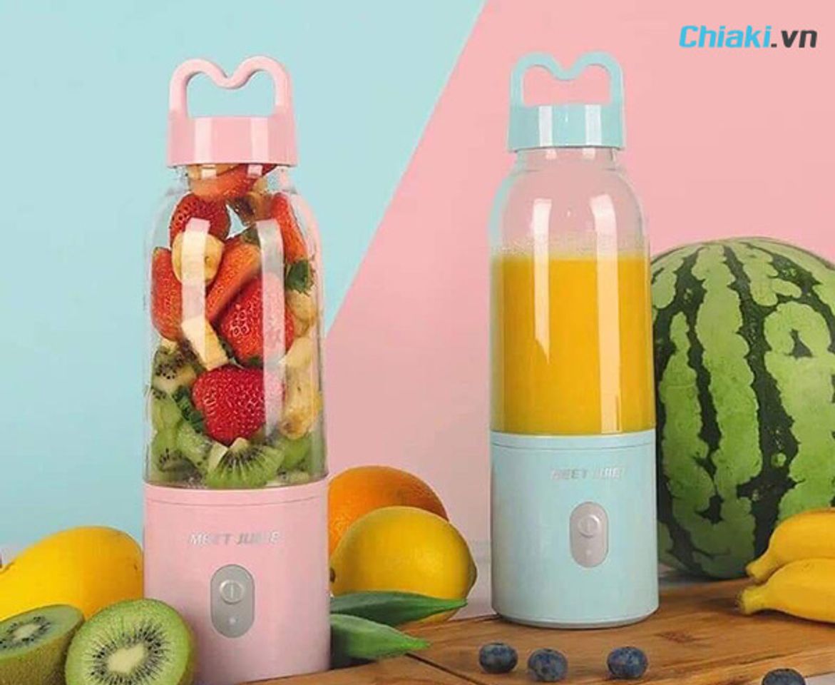 Review m&aacute;y xay sinh tố thương hiệu Meet Juice