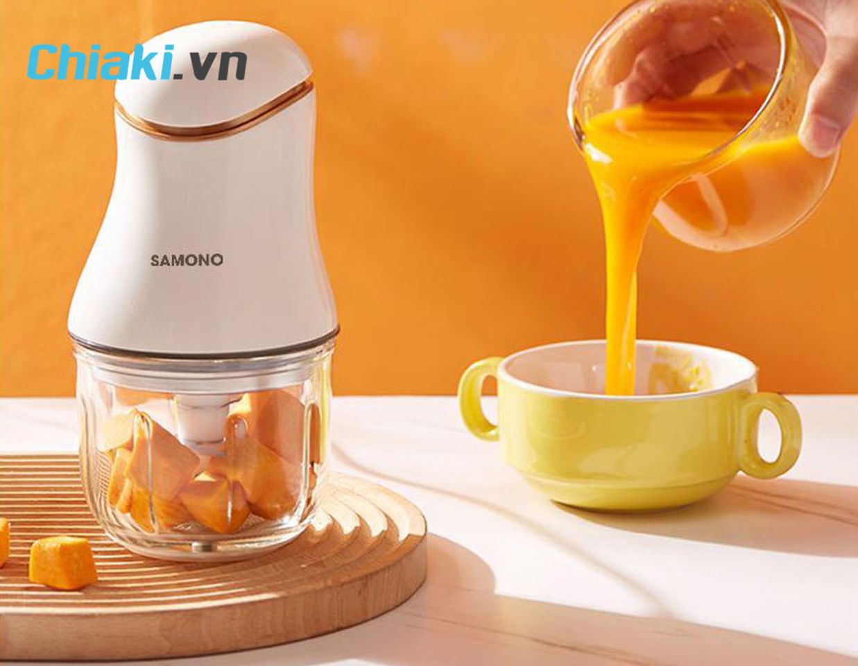 review m&aacute;y xay sinh tố mini