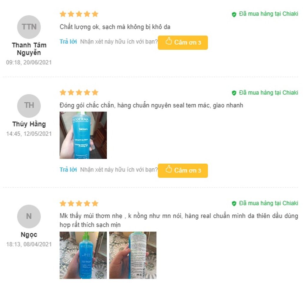 Review sữa rửa mặt cho da hỗn hợp Bioderma cho da hỗn hợp từ người sử dụng