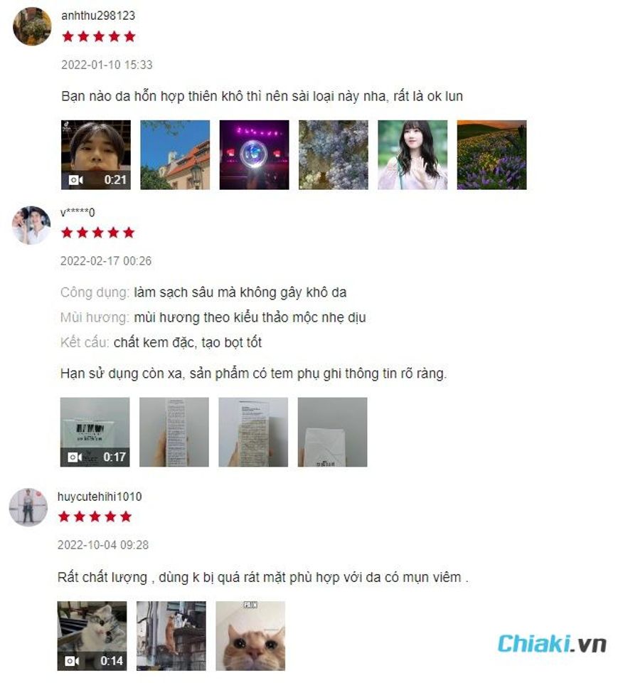 Review sữa rửa mặt cho da hỗn hợp thi&ecirc;n kh&ocirc; Skin1004
