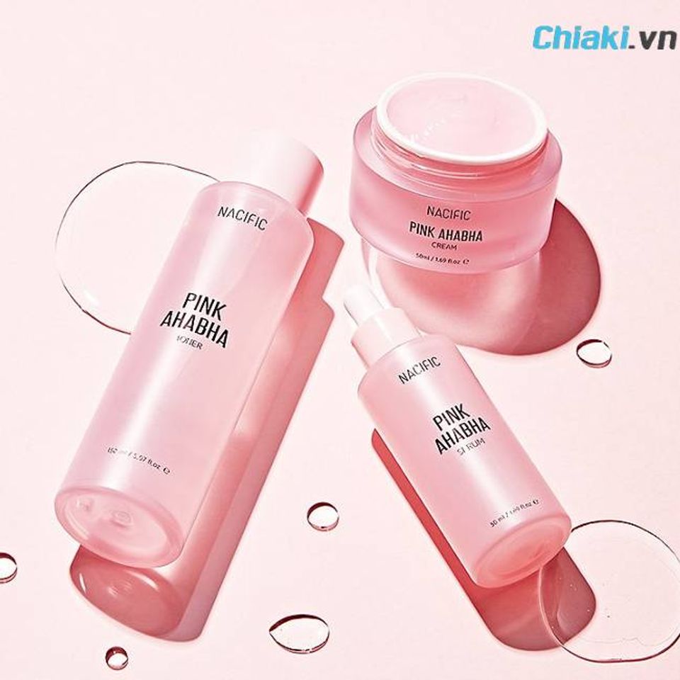 Toner AHA BHA Nacific Pink l&agrave;m dịu da