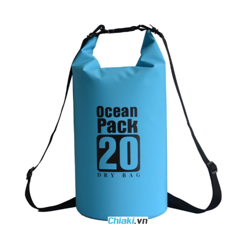 Túi đựng đồ chống nước có quai đeo Ocean Pack màu xanh