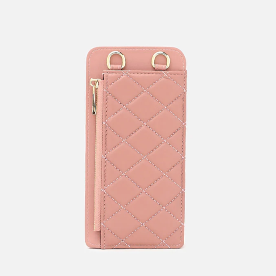 Túi Pazzion Leah Quilted Cross Body Utility Bag 023027PKN Pink
