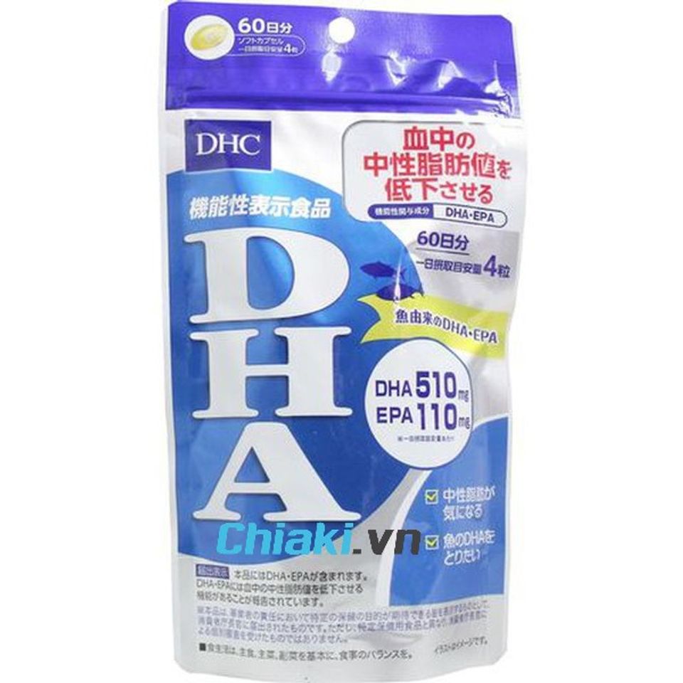 DHA cho b&agrave; bầu của Nhật, Vi&ecirc;n uống bổ sung DHA của DHC Nhật Bản
