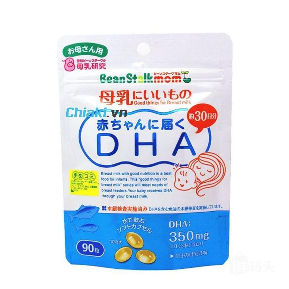 Vi&ecirc;n uống DHA cho b&agrave; bầu của Nhật Beanstalkmom