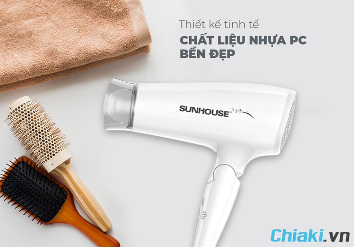 Chất liệu m&aacute;y sấy t&oacute;c