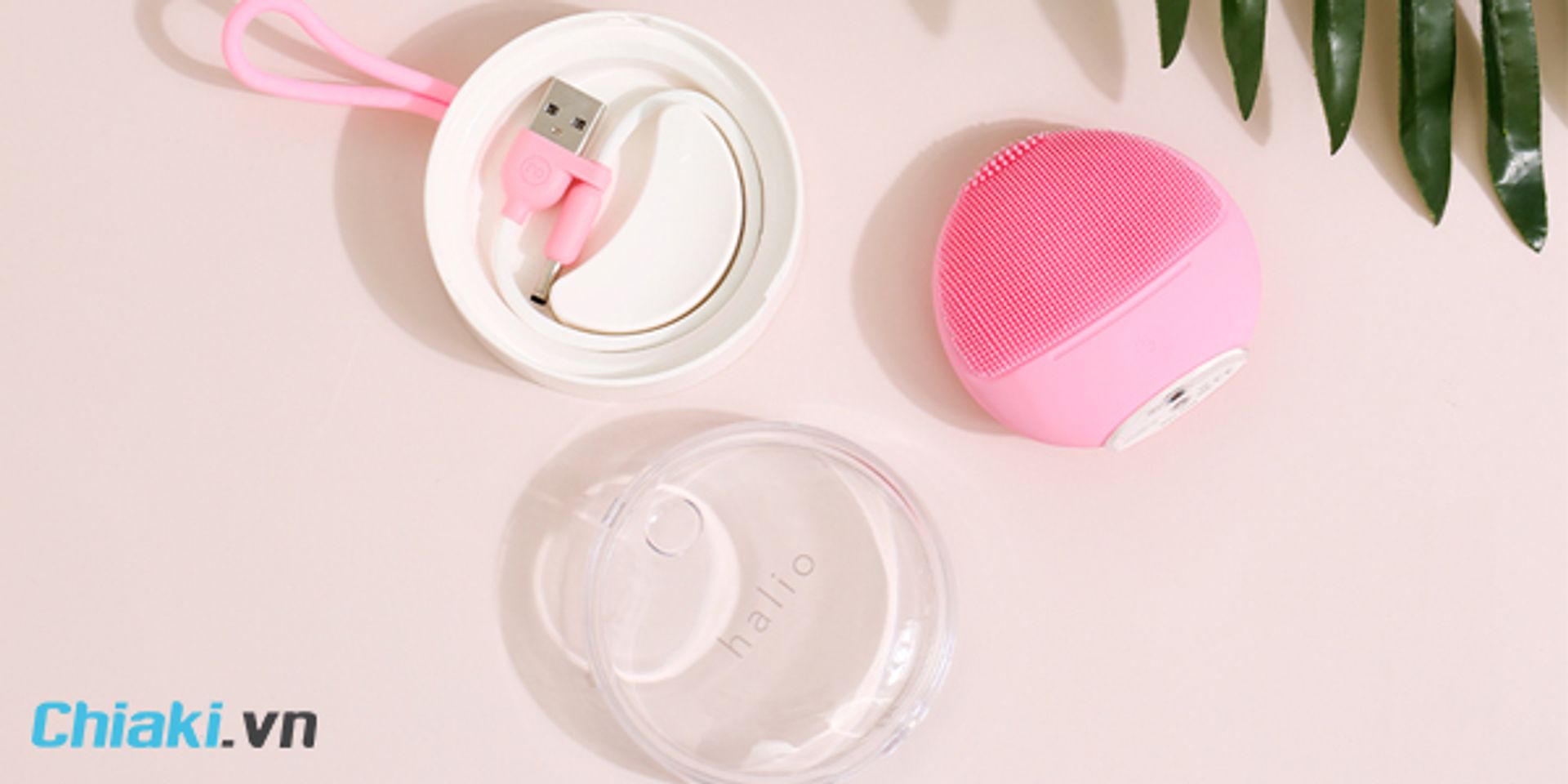 review m&aacute;y rửa mặt Halio Sensitive d&agrave;nh cho da nhạy cảm
