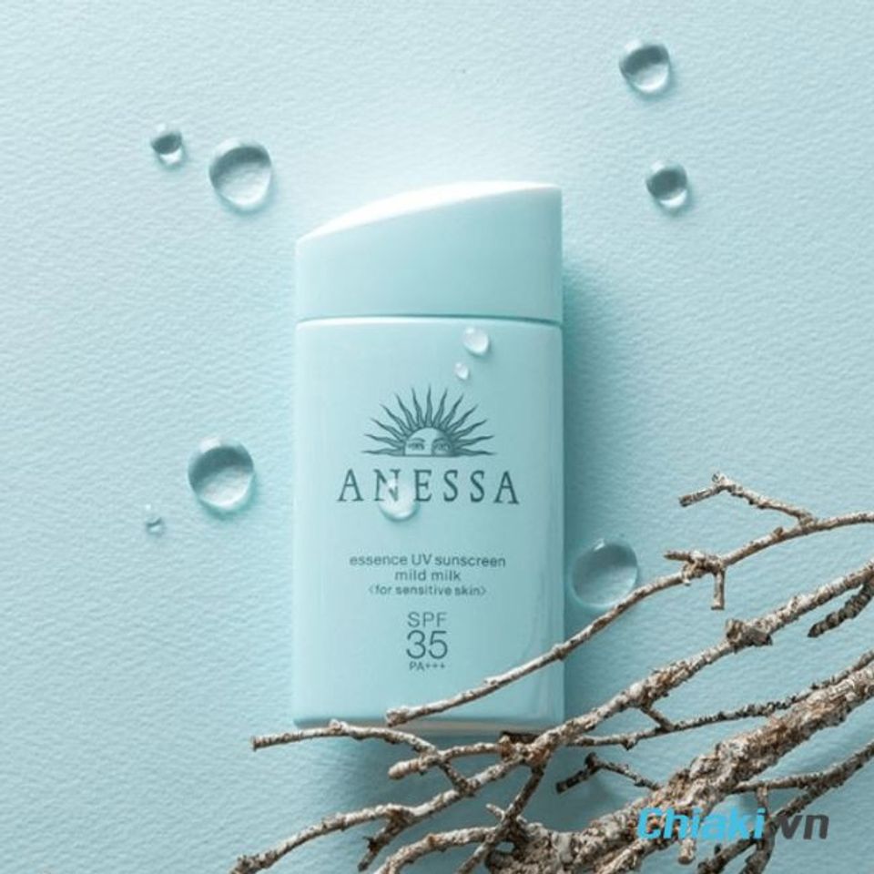 Kem chống nắng Anessa Essence UV Sunscreen Mild Milk cho da kh&ocirc;