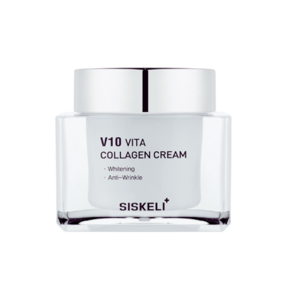 Kem dưỡng hỗ trợ trắng da ban đêm Siskeli V10 Vita Collagen Cream