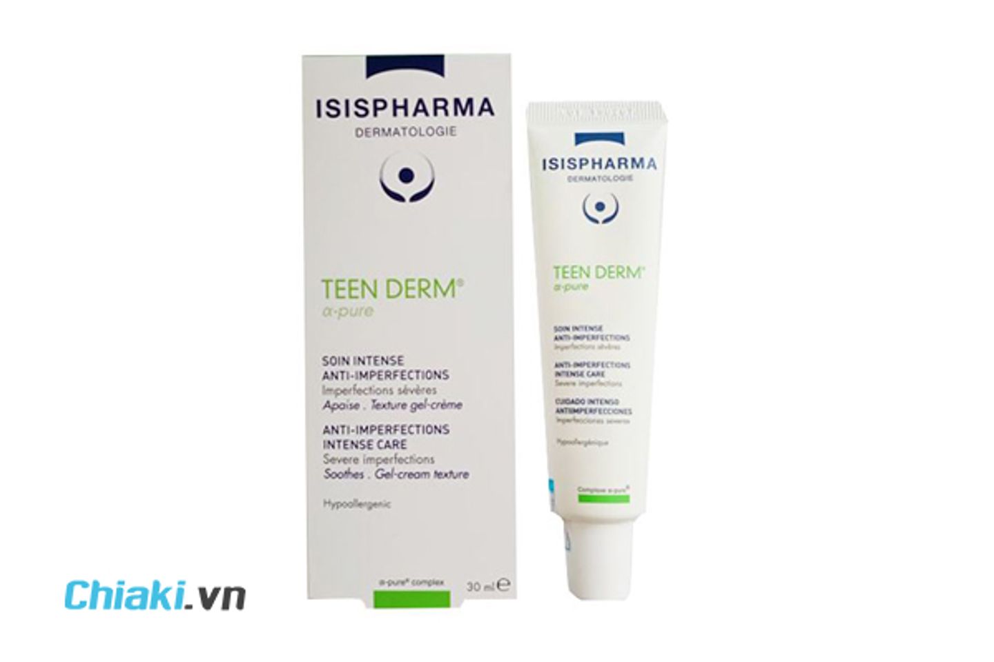 Kem trị mụn cho tuổi dậy th&igrave; Isis Pharma Teen Derm Alpha Pure