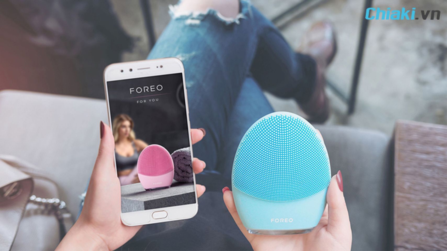 C&aacute;ch sử dụng m&aacute;y rửa mặt Foreo