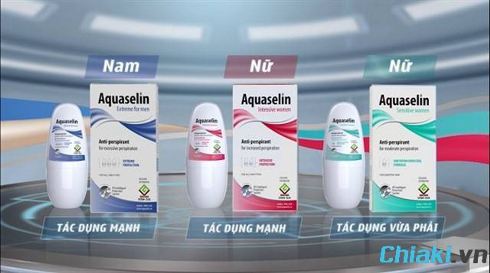 Lăn khử m&ugrave;i Aquaselin nam