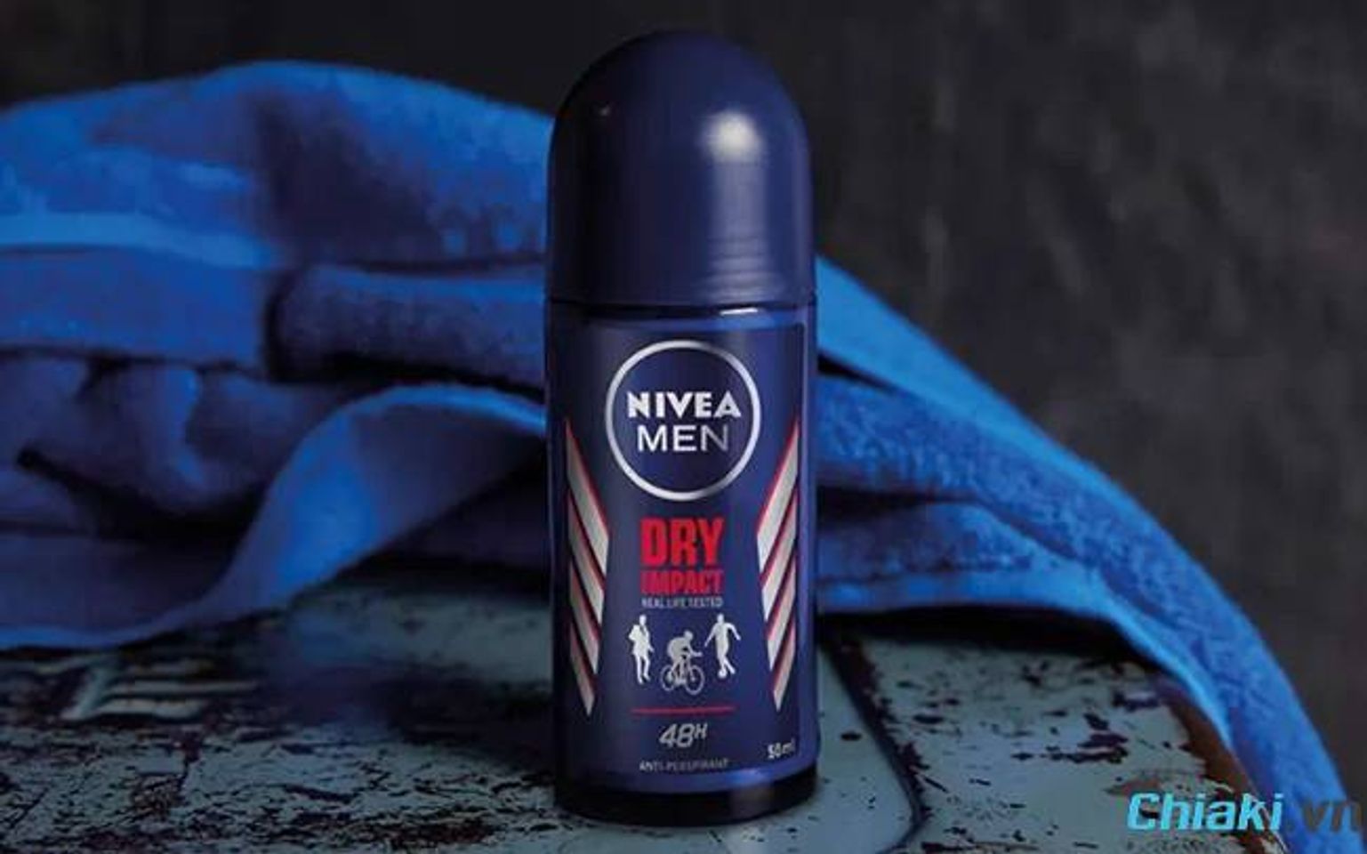 Lăn khử m&ugrave;i Nivea nam gi&uacute;p kh&ocirc; tho&aacute;ng&nbsp;