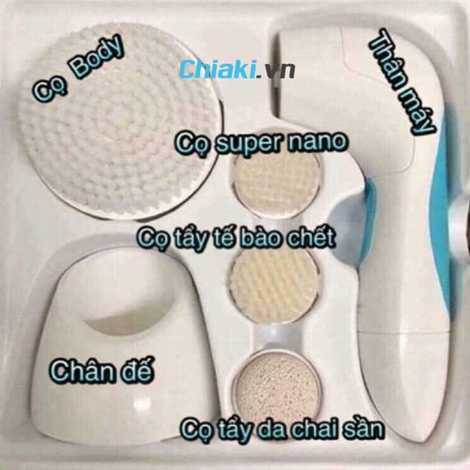review M&aacute;y rửa mặt Nano Flawless đầu cọ